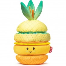 Мультисенсорная игрушка для малышей "Ананас" Melissa&Doug разноцветный (12 предметов/текстиль) (MD30743)