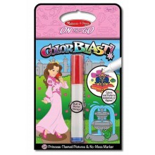 Волшебная раскраска с маркером Принцессы Colorblast Book Melissa & Doug