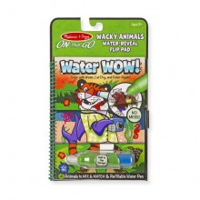 Волшебная водная раскраска Веселые животные Water WOW! Wacky Animals Melissa & Doug