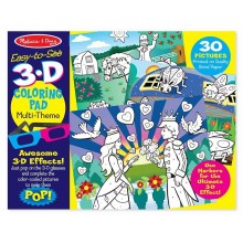3D-раскраска по точкам Для девочек 3D Coloring Book Girl Melissa & Doug