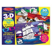 3D-раскраска по точкам Для мальчиков 3D Coloring Book Boy Melissa & Doug