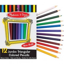 Набор цветных карандашей 12 шт Colored Pencils Melissa & Doug