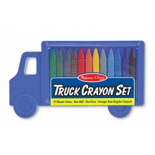 Набор полимерных мелков Машина 12 шт Truck Crayon Set Melissa & Doug